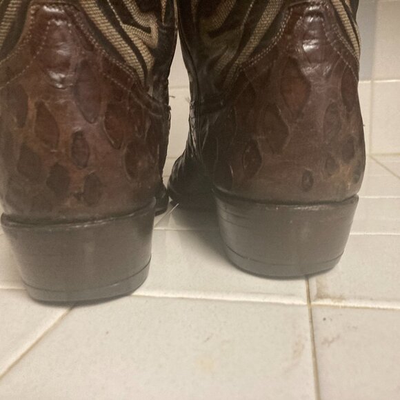 TONY LAM EL REY VINTAGE BOOTS 10 D